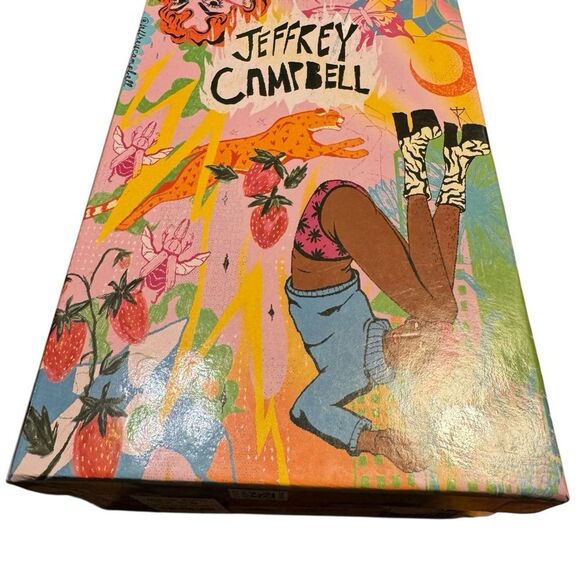 Jeffrey Campbell Women's Natalya Square Toe Pumps White Size9.5 - Picture 8 of 8